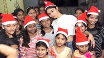 Brahmastra Actress MOUNI ROY Christmas Celebration With NGO Children