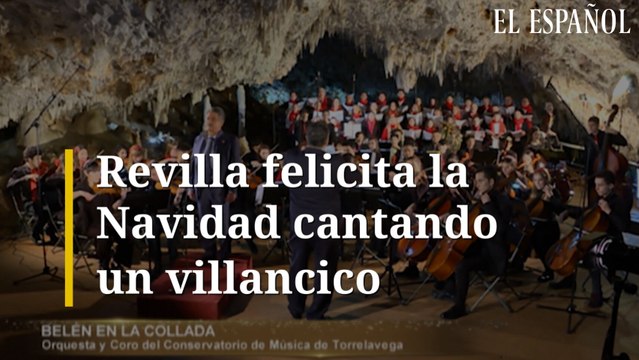 Revilla felicita la Navidad cantando un villancico