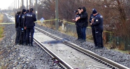 Kütahya'da tren raylarında bir kadına ait cansız beden bulundu