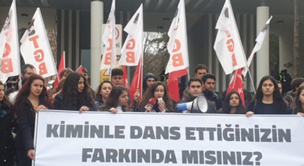 TGB'nin kadın konulu eylemine kadın protestosu
