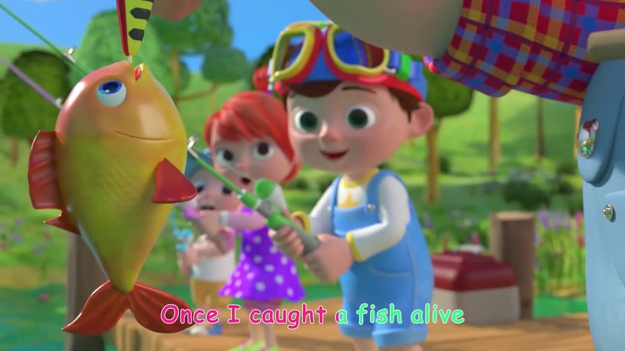 12345 Once I Caught A Fish Alive - CoCoMelon Nursery Rhymes & Kids Songs