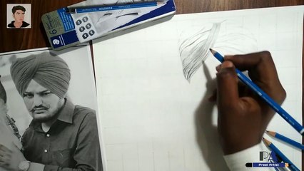 Sidhu moose wala drawing || By Preet Artist || Sidhu Mosse Wala
