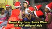 Mouni Roy turns Santa Claus for HIV-afflicted kids