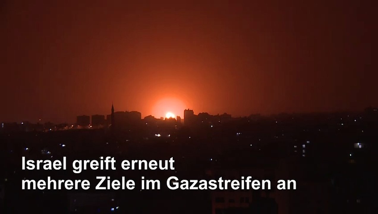 Israel reagiert auf Raketenangriff aus dem Gazastreifen