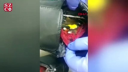 Ayakkabısına kuş saklayarak gümrükten geçirmek istedi
