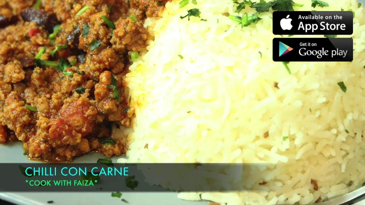 CHILLI CON CARNE *COOK WITH FAIZA*
