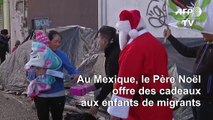 Mexique: les enfants de migrants reçoivent la visite du Père Noël