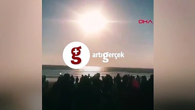 'Halkalı Güneş Tutulması' kameralara yansıdı