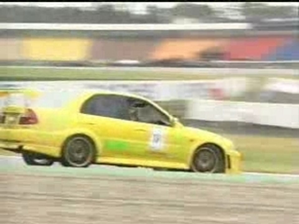 lancer evo drifting