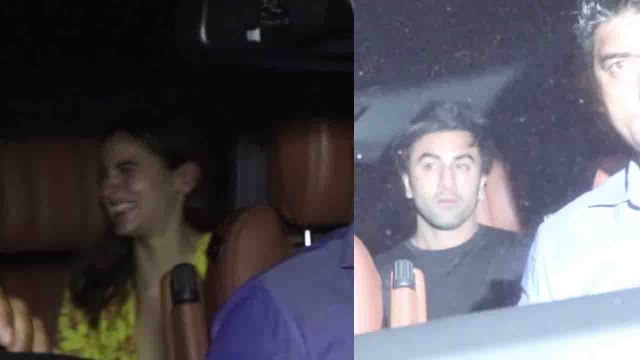 Alia Bhatt & Ranbir Kapoor spotted together at Rani Mukerji's residence | FilmiBeat
