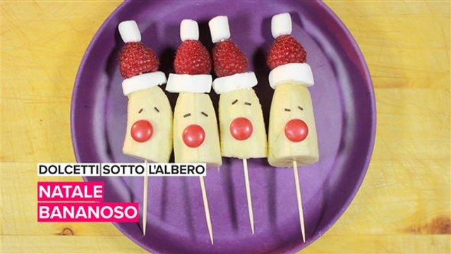 Dolcetti sotto l'albero: Natale bananoso