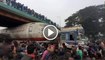 Plane gets stuck under bridge in India