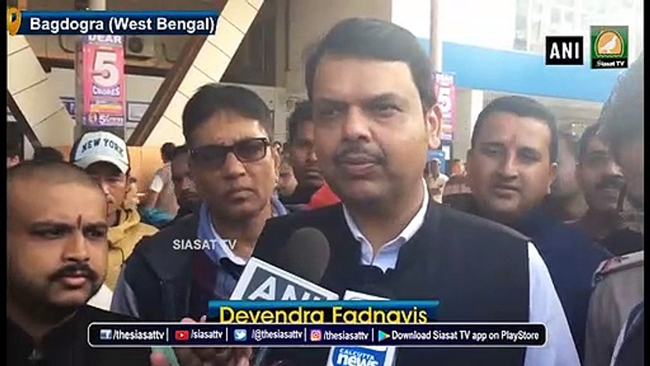 Mamata Banerjee’s stand on CAA against persecuted minorities: Fadnavis in West Bengal