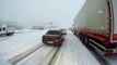 Kar nedeniyle Kahramanmaraş-Kayseri kara yolunun tek yönü ulaşıma kapandı - KAHRAMANMARAŞ
