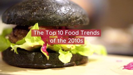 Food Trends Of The Decade