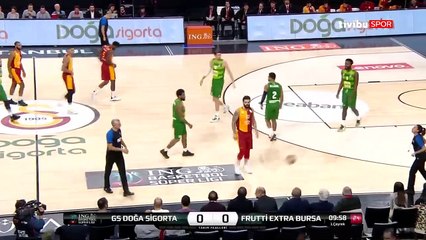 Galatasaray Doga Sigorta vs Frutti Extra Bursaspor Özet 21.12.2019