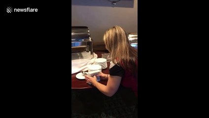 Playing host this Christmas? Then watch this server's genius spiral napkin hack