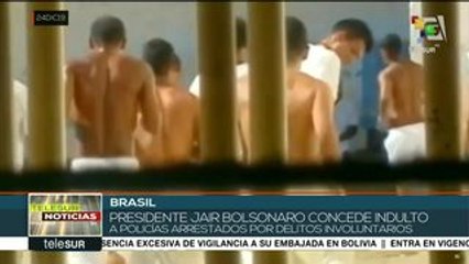 Brasil: Bolsonaro concede indulto navideño a policías y militares