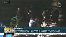 España: rescatan a migrantes que navegaban cerca de Gran Canaria