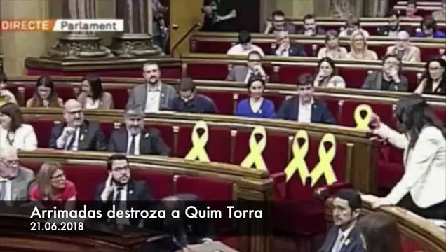 Arrimadas destroza a Quim Torra