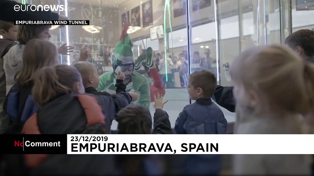 Elfe im Windtunnel: Kinder sind begeistert