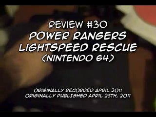 Review 030 - Power Rangers Lightspeed Rescue (N64)