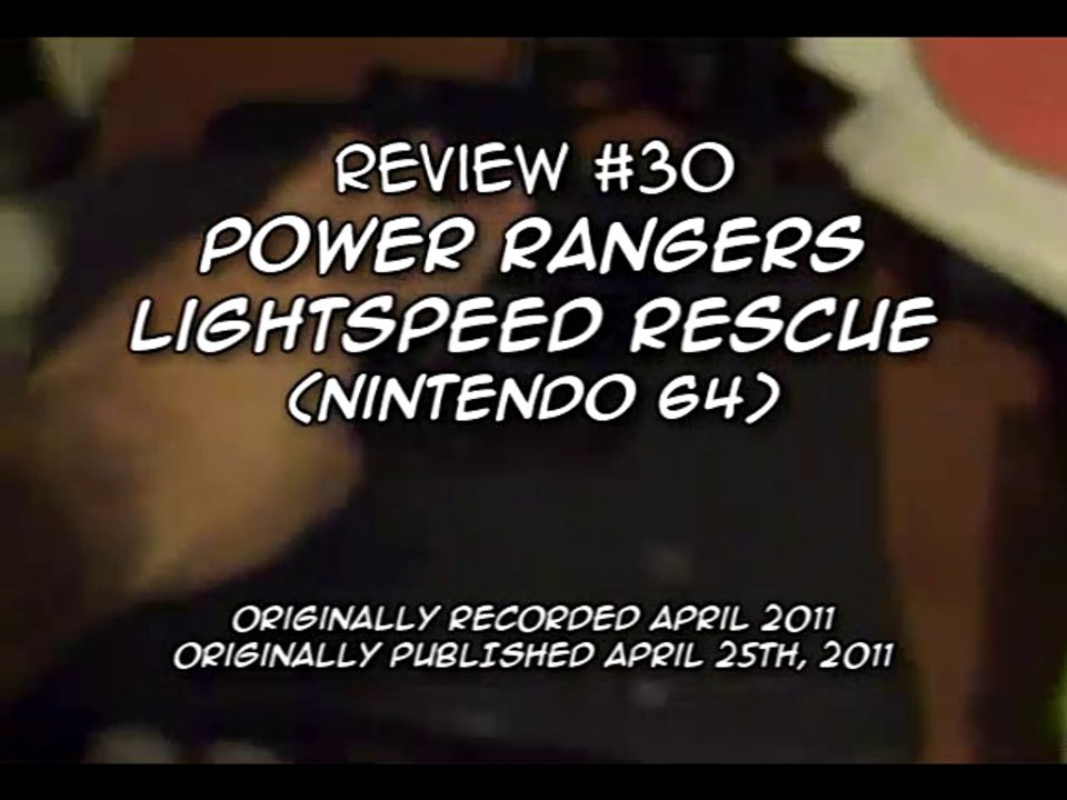 Review 030 - Power Rangers Lightspeed Rescue (N64)