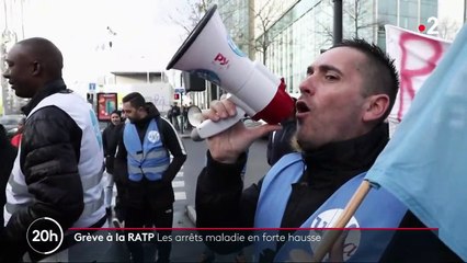 Grève à la RATP : les arrêts maladie en très forte hausse