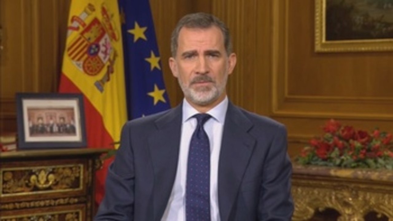 El rey recuerda en su mensaje a los afectados por las riadas de este año