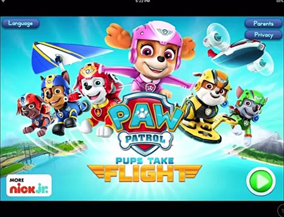 PAW Patrol Pups Take Flight - Flight With Rubble