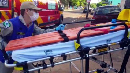 Idoso de 73 anos tem suspeita de fratura após sofrer queda de cama