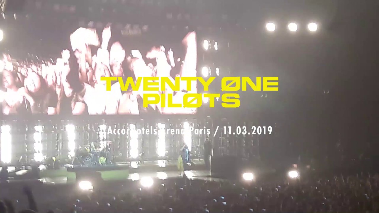 Concert de Twenty One Pilots ("The Bandito Tour") du 11 mars 2019 - AccorHotels Arena Paris