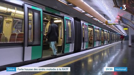 Grève à la RATP : le nombre d'arrêts maladie a explosé