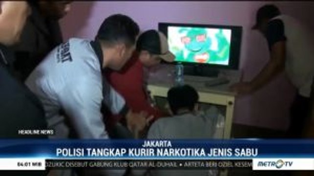 Polisi Gerebek Rumah Kurir Narkoba di Tanjung Duren
