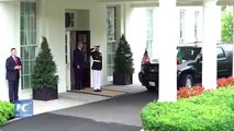 ¿Venció el presidente portugués a Trump en su 'duelo de saludos' de apretón de manos?