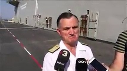 El vídeo del almirante de la Armada hundiendo a 'Nada' Colau por merluza y fresca