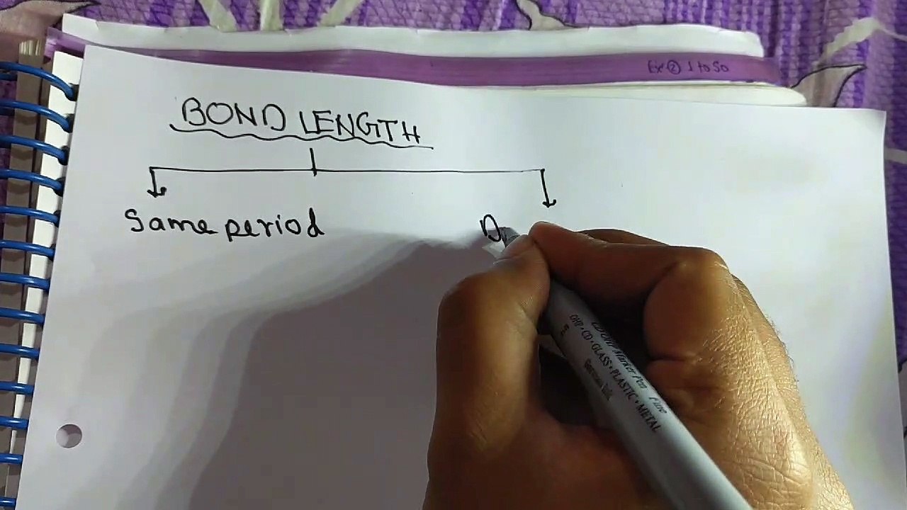 How to Compare Bond length || very Easy Methods for Comparing