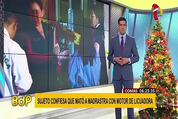 La confesión del hombre que asesinó a su madre adoptiva con el motor de una licuadora