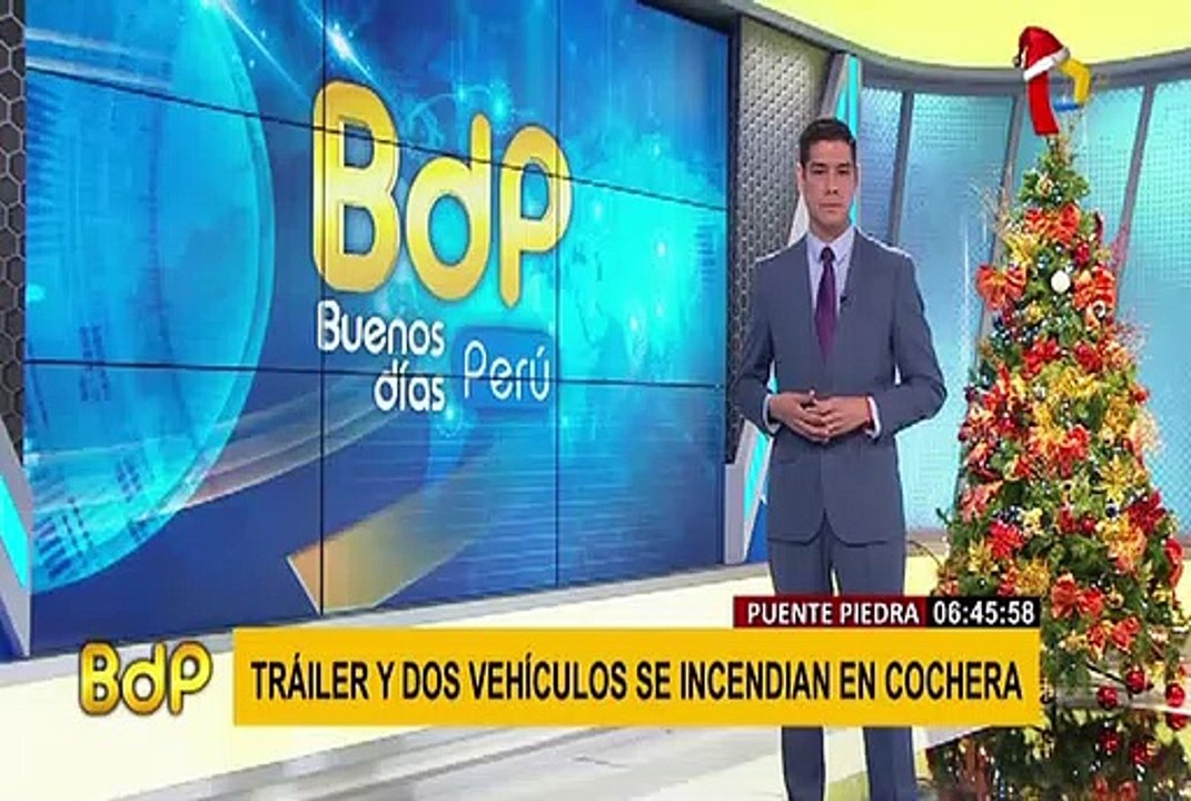 Puente Piedra: voraz incendio se desató en interior de cochera