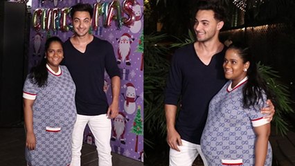 Arpita Sharma & Ayush Sharma hostes a Christmas party;Watch video | FilmiBeat