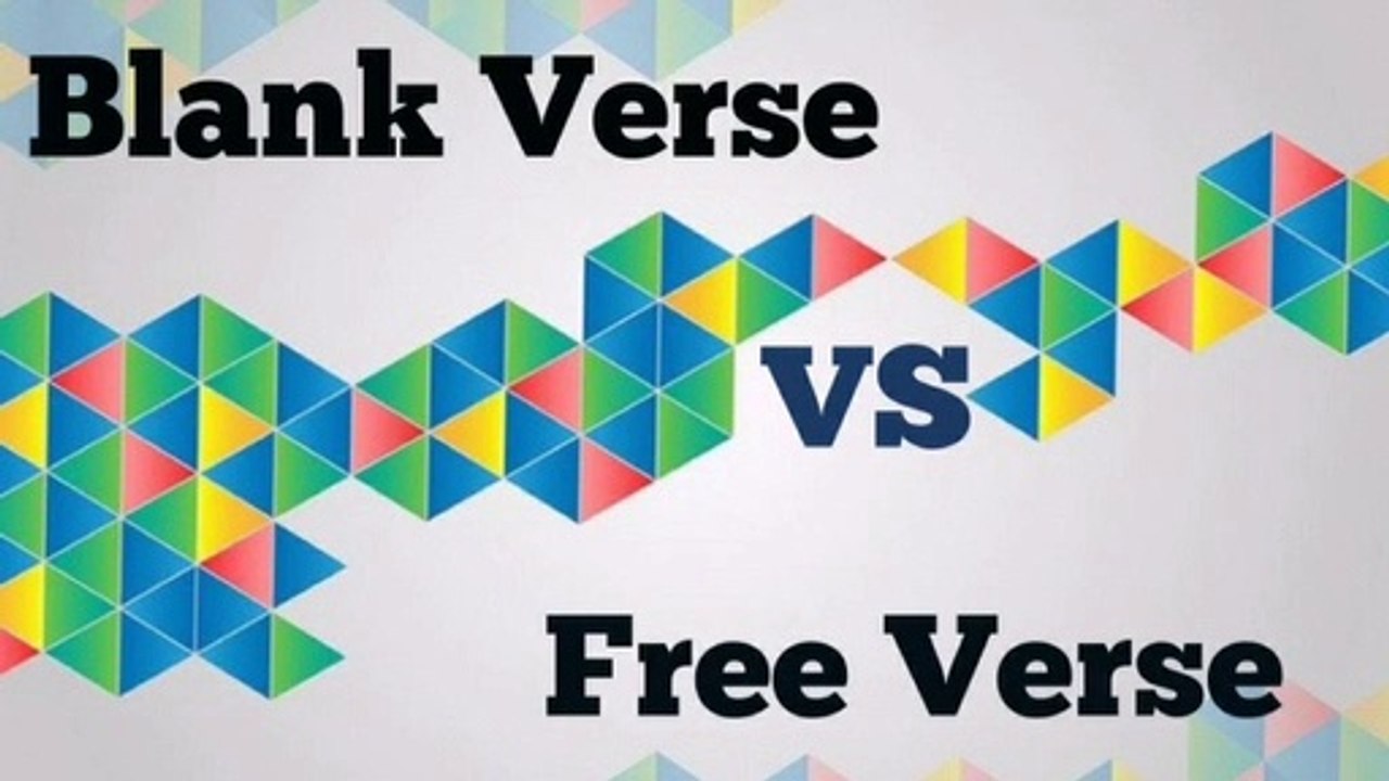 Blank Verse vs Free Verse by ESL CLASSES