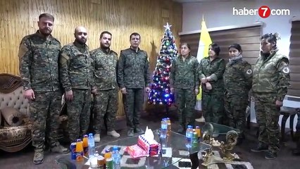 Terör örgütü lideri şirin görünmek için Noel'i kutladı