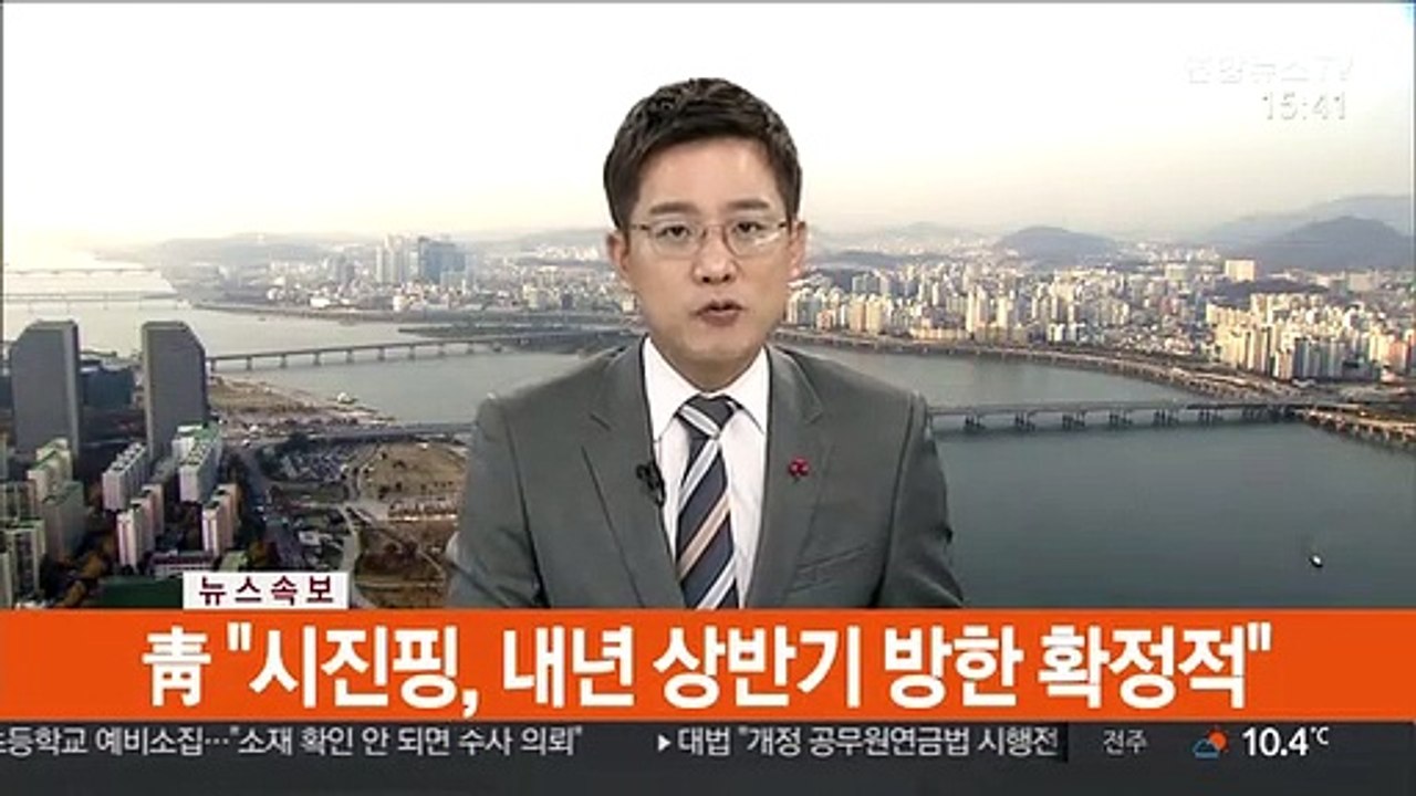 [속보] 靑 "시진핑, 내년 상반기 방한 확정적"
