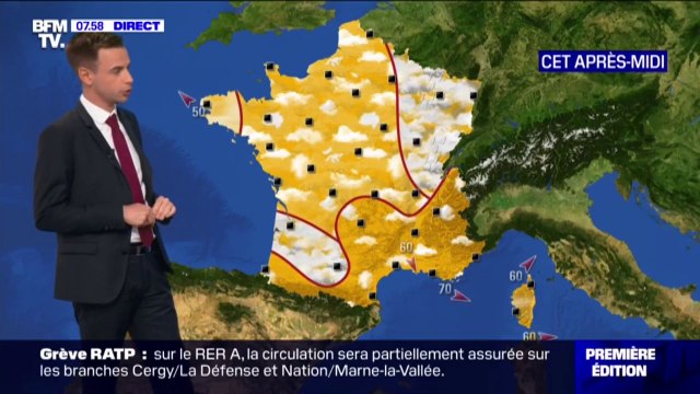 Du beau temps quasiment sur tout le pays et des températures douces pour ce jour de Noël