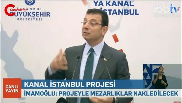 Ekrem İmamoğlu: Kanal İstanbul felaket, ihanet ve cinayet projesidir