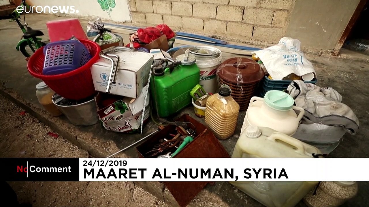 شاهد: معرة النعمان السورية تتحول لمدينة أشباح