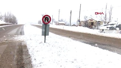 Kayseri'de kar hayatı olumsuz etkiledi