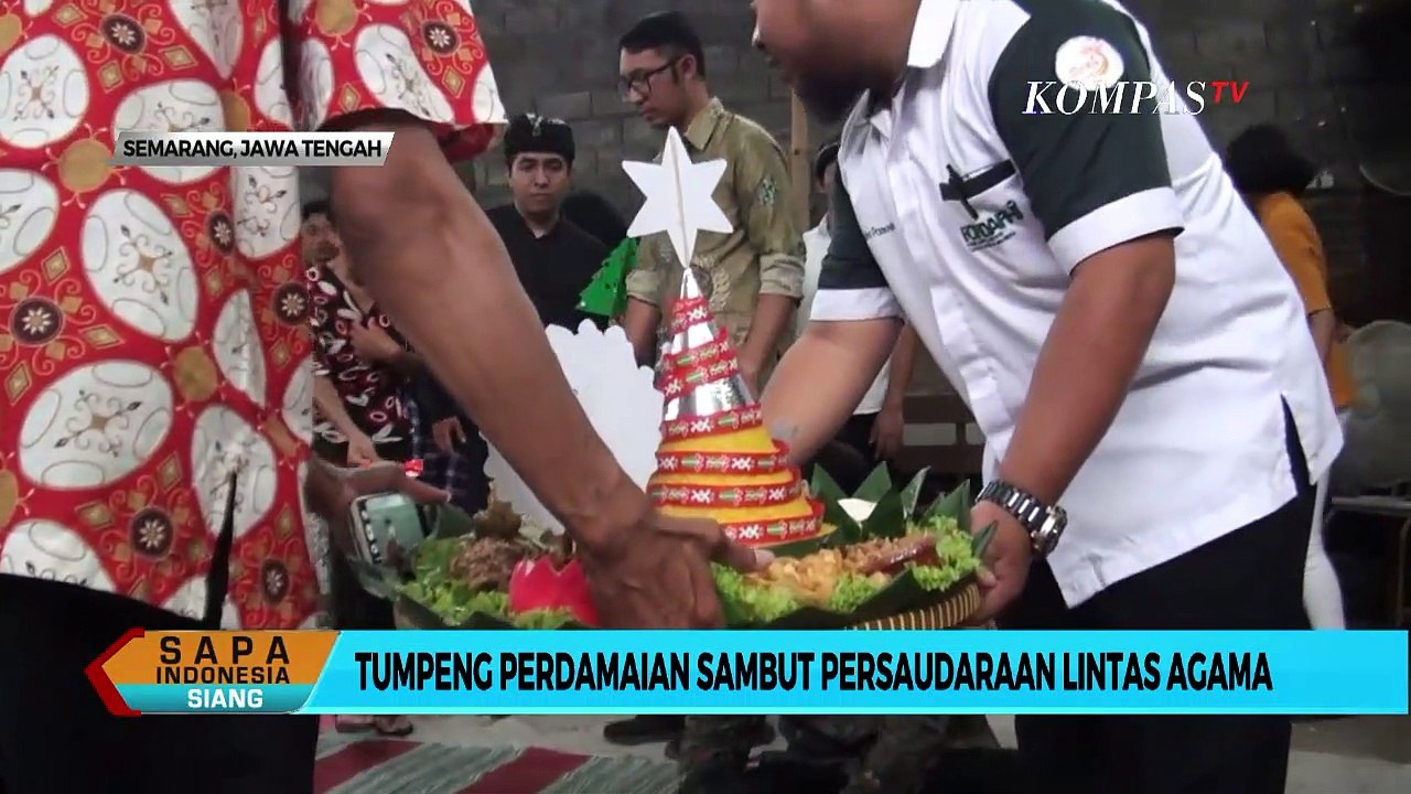 Tumpeng Perdamaian, Toleransi Persaudaraan Lintas Agama di Hari Natal