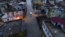 Adana merkez yağmura, kuzey ilçeleri kara teslim oldu