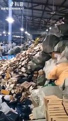 Folie dans le centre de livraison du site Wish : ils surfent sur les cartons !